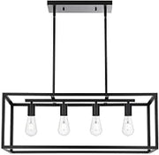 Judah Four Light Pendant Black