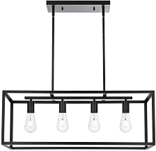 Judah Four Light Pendant Black