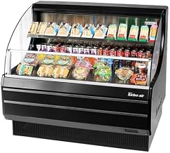 Turbo Air Horizontal Slim Open Display Cold Food & Beverage Grab & Go Merchandiser for Convenience Stores and Super Markets