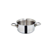 Casserole Pan by Winco – 0.4 Quarts, 425.0 milliliters, Stainless Steel, Silver, Model DCCR-3S