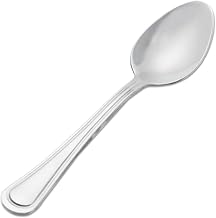 Adcraft AV-LTS 6 Inch Length, Mirror Finish, 18-8 Stainless Steel Flatware Avalon Teaspoon (Pack of 12)