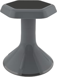 Learniture Active Learning Chair/Stool, 15" H, Gray, LNT-3046-15GY