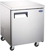 Adcraft GRUCFZ-27 Grista Single-Door Undercounter Freezer, Stainless Steel, 115v