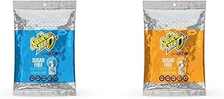 Sqwincher Zero Sugar Free Qwik Stiks (Mixed Berry, 50 Count) and (Orange, 50 Count)