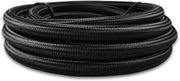 Vibrant -6 AN Black Nylon Braided Flex Hose w/PTFE Liner (150ft Roll) (19036)