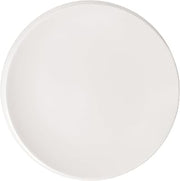 Villeroy & Boch NewMoon Collection Breakfast Plate, Modern Plate for Breakfast, Brunch, Desserts, Premium Porcelain, Dishwasher Safe, 9.5 in, Rich, Creamy White | Creamy white porcelain plate, minimalist design, made in Germany, dishwasher and microwave safe, suits breakfast or brunch
