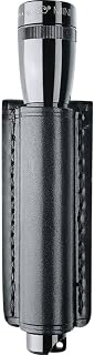 MagLite Black Plain Leather Holster for AA Cell Mini Flashlights