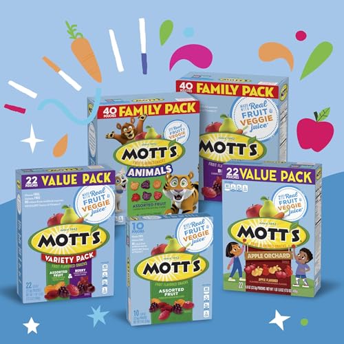 Mott's 40 Count (Pack of 4) / 1 / 4 Fruit Snacks