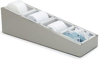 CFS 38800GLC Stainless Steel 18-8 Lid and Condiment Organizer, 25" Length x 7" Width x 6-5/8" Height