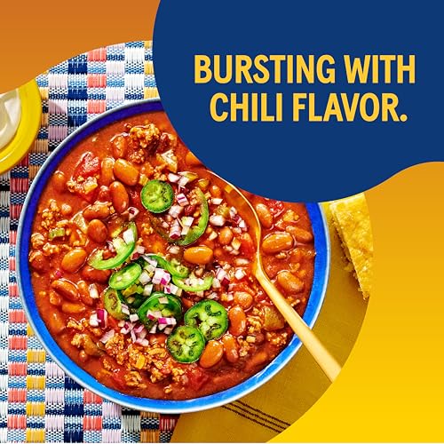 Bush's Best Mild Pinto Bean Chili / 111 Ounce (Pack of 6) / Mild Pinto Garbanzo Beans