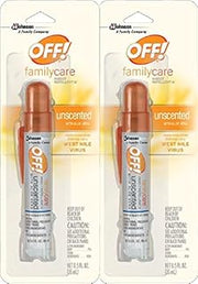 OFF! FamilyCare Insect Repellent IV, 0.5 fluid oz. Mini Pump Spray (Pack of 2)