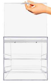Classic Display Case by CAL-MIL – Acrylic, Clear