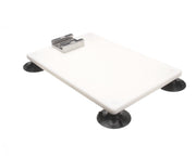 Portable Base for Easy Slicer Shreddar by Nemco – 2.25 x 18 x 12, HDPE, Silver, Model 55816