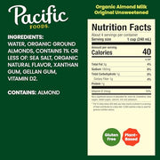 Pacific Foods Almond / 32 Fl Oz (Pack of 6) / No Color Almond Milk