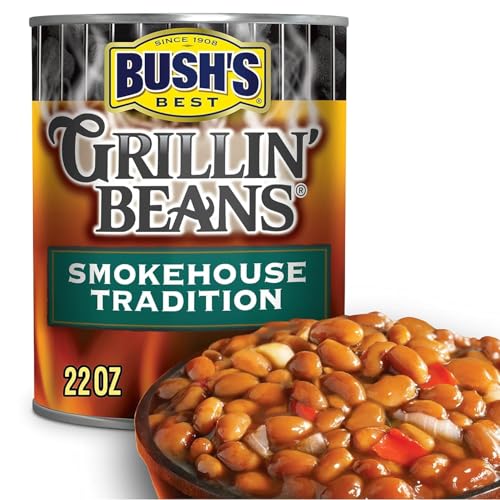 Bush's Best Smokehouse Tradition / 22 Ounce (Pack of 24) / 24 Baked Beans