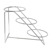 3-Tier Wire Bowl Holder - Chrome by HUBERT – Wire, Silver, Model 62629