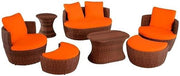 Romantic Collection Outdoor 7-Piece Ottoman Set