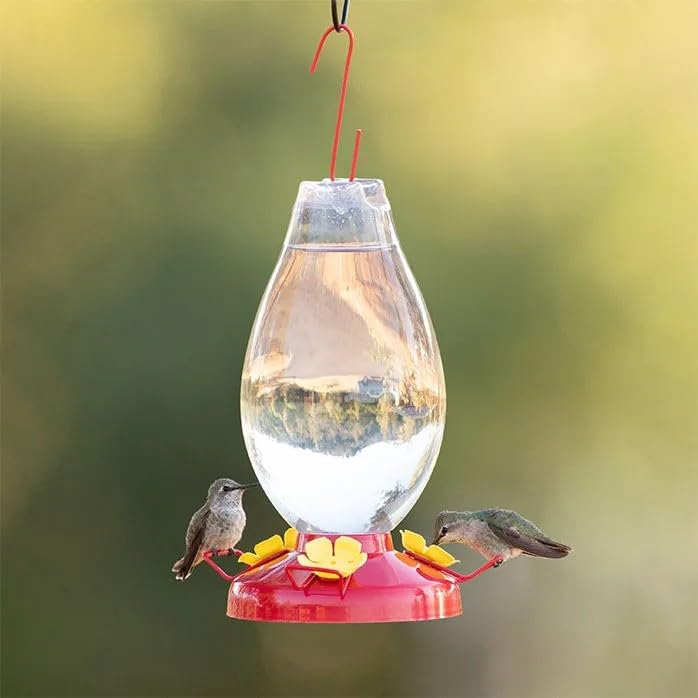 Hummingbird 32 oz. Plastic Nectar Feeder by Perky-Pet – One Size, Plastic, As Shown, Model 8040665