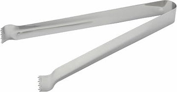 Winco 6-Inch Pom Tong, Stainless Steel | Heavy-duty, Squeeze style grip, Gently secure food grab, Great for Salads, Buffets and Catering