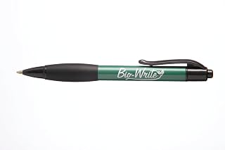 AbilityOne 7520015789307 - SKILCRAFT® Bio-Write® Retractable Pen w/Rubber Grip - Medium Point - Black Ink - 12 units