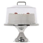 12" Round Removable Cake Cover - Camwear® by Cambro – 12 inches, Polycarbonate (PC), Clear, Model 778201