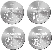 4pcs Panasonic CR1632 CR 1632 3v Coin Lithium Battery, REMOTE KEYLESS ENTRY TRANSMITTER FOB Battery
