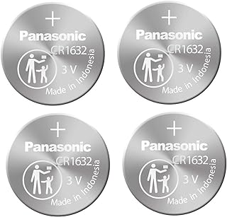 4pcs Panasonic CR1632 CR 1632 3v Coin Lithium Battery, REMOTE KEYLESS ENTRY TRANSMITTER FOB Battery
