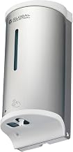 Global Industrial Automatic Liquid Hand Sanitizer/Soap Dispenser, 800 ml, Stainless Steel