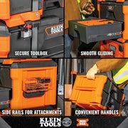 KLEIN TOOLS 2-Drawer / Orange / 50.0 pounds Tool Boxes