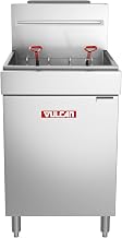 VULCAN LG Series Full Pot Free Standing Natural Gas Fryer - 65 Lb. Capacity