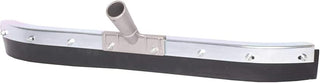 36" Black Buna Blend Floor Squeegee, Rubber Refill