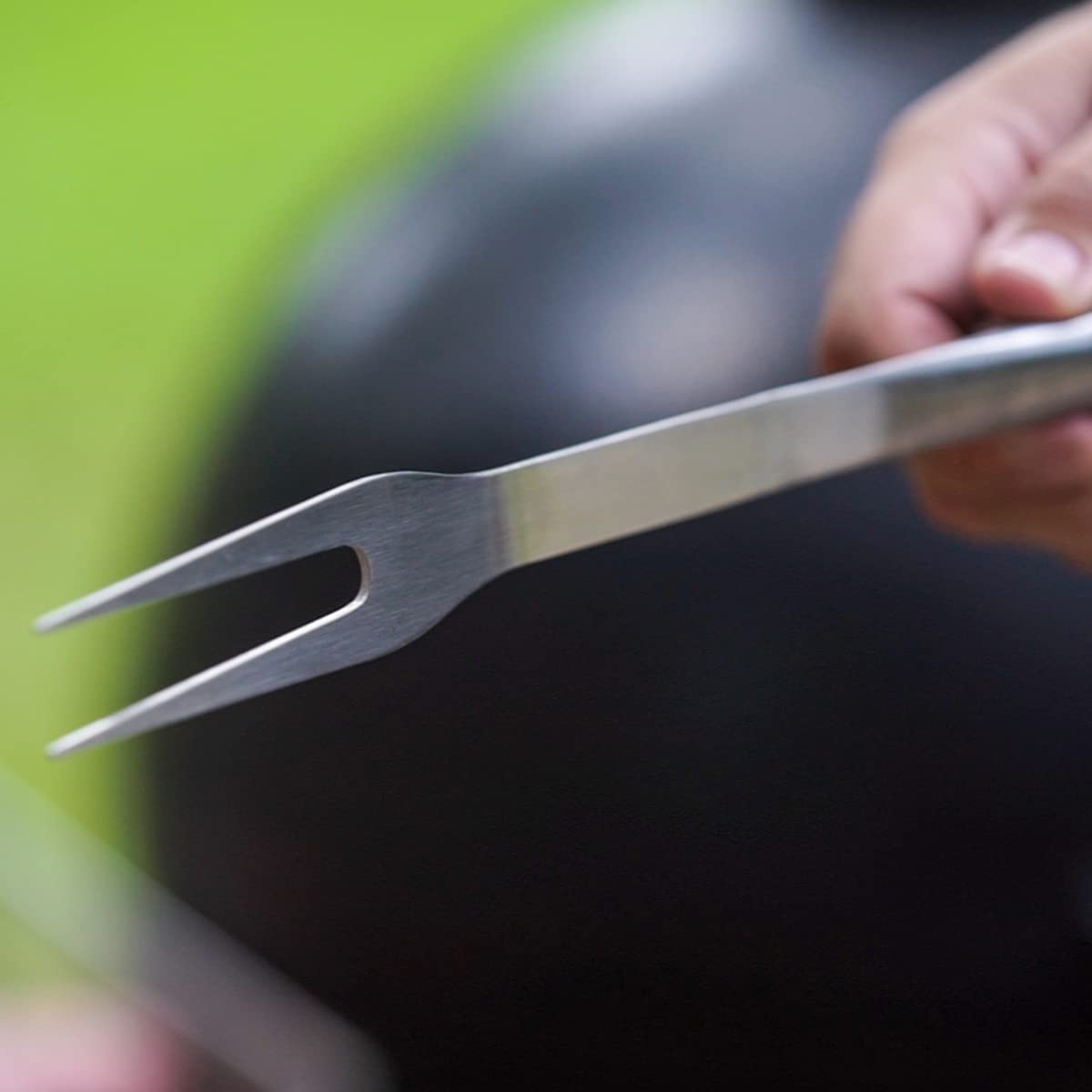 Ultimate Grill Fork by Toadfish – 15 inches, Plastic, Black, Model 1091