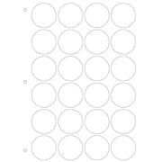 FIFO Plain White Bottle Labels by FRANKE KINDRED CANADA LTD – Paper, White, Pack of 24, Model 8010-010