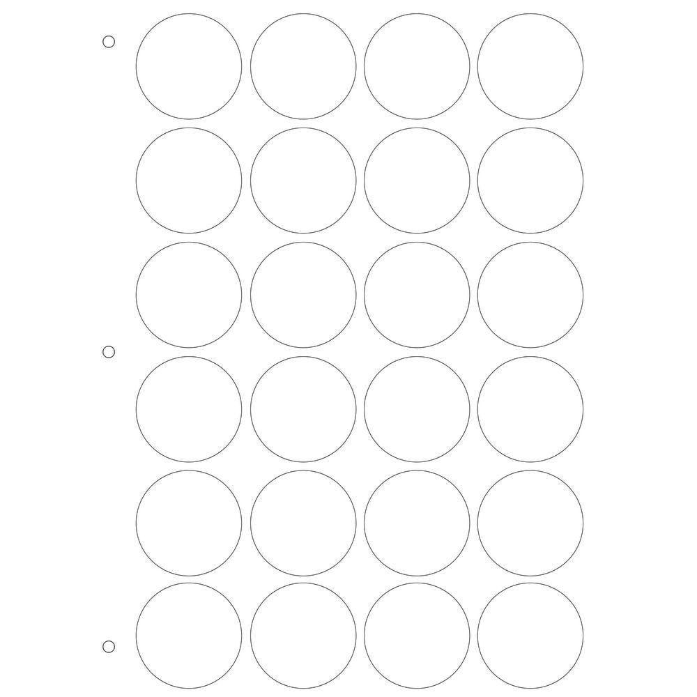 FIFO Plain White Bottle Labels by FRANKE KINDRED CANADA LTD – Paper, White, Pack of 24, Model 8010-010