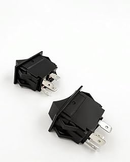 2Pcs 0808-116-K Rocker Switch 4 pin Fit for CRES-Cor Equipment | 0808-103-1, 20A 125-250V
