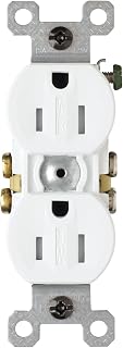 Pass & Seymour Legrand 15 Amp Outdoor Tamper Resistant Duplex Outlet White 1 Pack