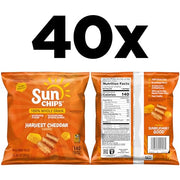 Sunchips Cheddar Cheese / 40 Count (Pack of 1) / 1 Chips & Crisps
