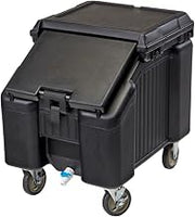 Cambro ICS100L110 Black Standard Sliding Lid Ice Caddy - 100 lbs. Case of 1