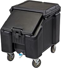 Cambro ICS100L110 Black Standard Sliding Lid Ice Caddy - 100 lbs. Case of 1
