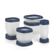 easyfindLids (36 pieces) by Rubbermaid – 5 cups, Plastic, Blue, Pack of 36, Model 2157918
