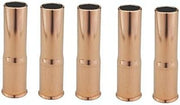 MIG 22-62 Welded Nozzles for Tweco #2 and Lincoln Magnum 200,5 Pack Copper Welder Gun Nozzles