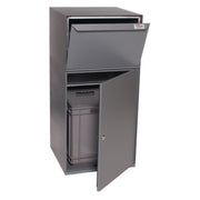 dVault Gray / 19"L x 19"W x 40"H / Industrial Package Drop Boxes & Lockers