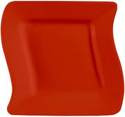 CAC China SOH-21-R Soho Red Square Plate 12" - 1 doz