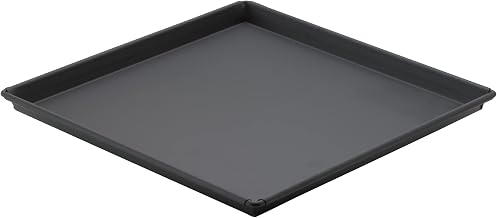 Winco Sicilian Pizza Pans, 16-Inch by 16-Inch,Stainless Steel,Medium