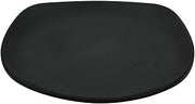 G.E.T. 6" Black Square Nara Melamine Plate (Set of 12)