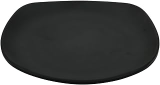 G.E.T. 6" Black Square Nara Melamine Plate (Set of 12)