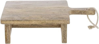 HUBERT Cutting Board Riser Square Mango Wood - 13 9/10" L x 10" W x 3 2/5" H