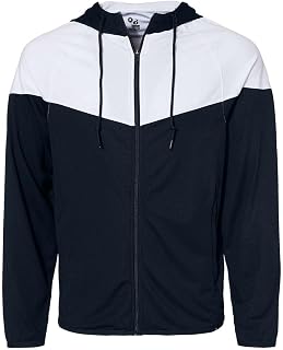 Badger Mens Spirit Outer-Core Jacket, 3XL, Navy-White