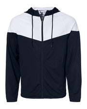Mens Spirit Outer-Core Jacket by Badger – Small, Navy-white, Pack of 2