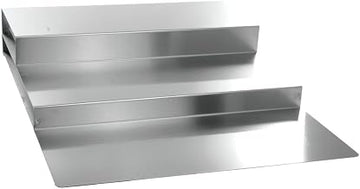 HUBERT Deli Riser 3-Step Stainless Steel - 30"L x 24"W x 5"H